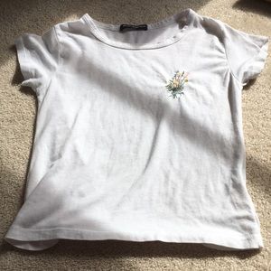 SOLD — Brandy Melville white crop top